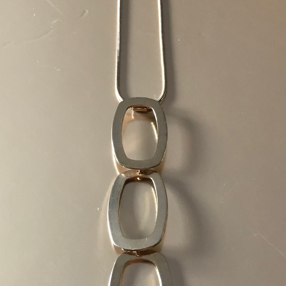 Vtg Gold Tone Choker Necklace 15”
